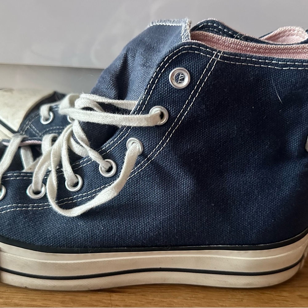 Converse Women’s Navy High-Top Platform Sneakers